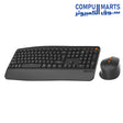 Meetion Director A2 wireless and bluetooth dual-mode ergonomic Arabic keyboard and mouse combo in black