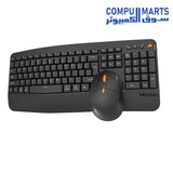 Close-up of the Meetion Director A2 ergonomic wireless mouse featuring 3 adjustable DPI levels and silent mute buttons