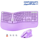 Bluetooth keyboard and mouse combo supporting Bluetooth pairing with 3–5 second press activation and dual mode connectivity for flexible usage