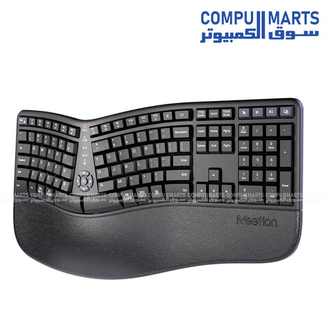 Meetion Director WE2 wireless Arabic keyboard and mouse combo with dual mode 2.4GHz Wireless and Bluetooth