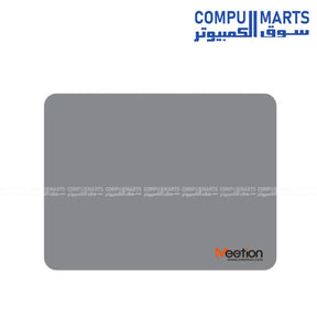 Meetion GREY mousepad with 3mm thick rubber base