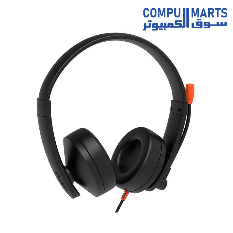 Meetion HP003U USB Telephony Headset with Microphone & Volume Control - black