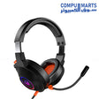 Meetion HP012 RGB 7.1 Surround Sound Wired Gaming Headset black with RGB lighting
