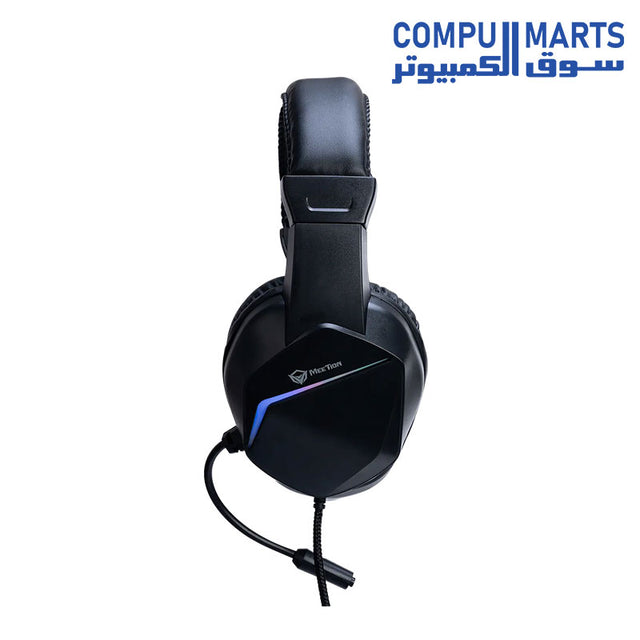 Meetion HP022 Backlit Gaming Headphones available at Compumarts Egypt[cite: 1