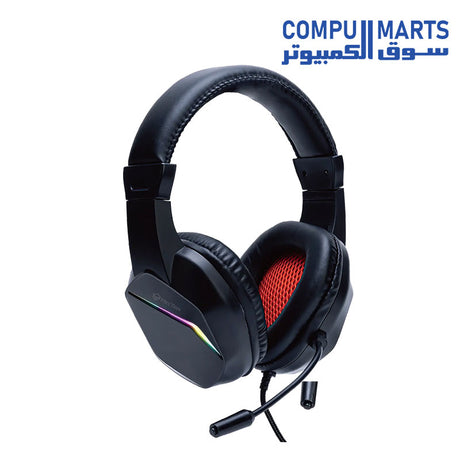 Meetion HP022 gaming headphones showing the adjustable headband and memory foam cushions[cite: 1]