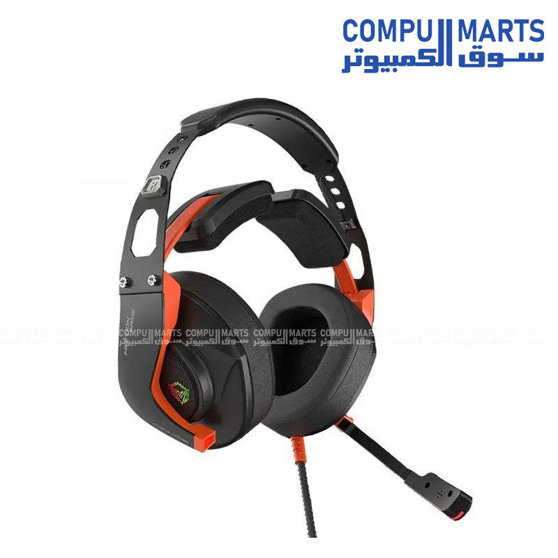 Meetion HP099 RGB Gaming Headset MT-HP099 50mm Driver Stereo 3D Surround USB Wired Gaming Headset with Noise-Canceling Mic and Steel Headband