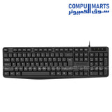 MT-K200 – keyboard – Meetion – USB waterproof silent 104 keys