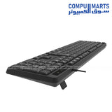 MT-K200 – keyboard – Meetion – USB waterproof silent 104 keys