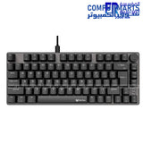 Meetion MK006 PRO – Mechanical Keyboard – Meetion – RGB backlit – 75% layout – hot swappable – red switch – Arabic wired
