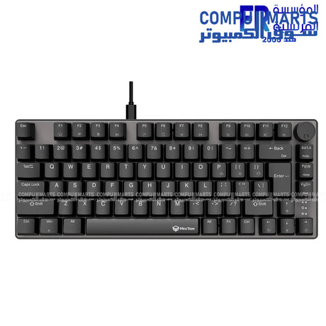 Meetion MK006 PRO – Mechanical Keyboard – Meetion – RGB backlit – 75% layout – hot swappable – red switch – Arabic wired