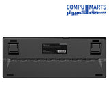 Meetion MK006 PRO – Mechanical Keyboard – Meetion – RGB backlit – 75% layout – hot swappable – red switch – Arabic wired