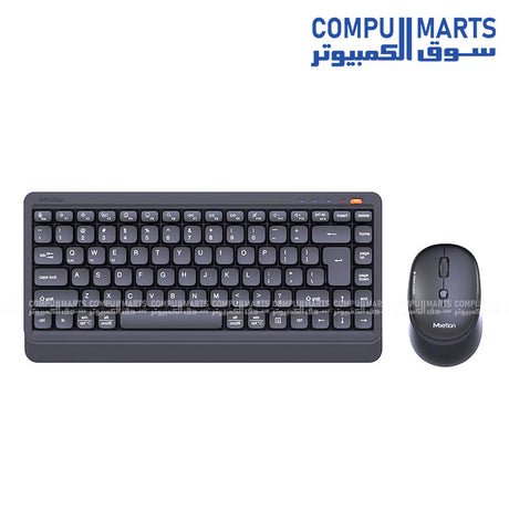 Meetion Mini 5000 Dual Mode Wireless Bluetooth Arabic Keyboard and Mouse Combo