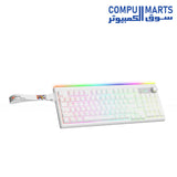 Meetion VibeKey B98 wireless gaming keyboard in White with 4000mAh battery and RGB colorful backlight in Egypt