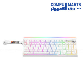 Meetion VibeKey B98 98-key wireless membrane gaming keyboard with RGB backlight and USB 2.4G BT connectivity