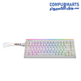 Meetion Vibekey B75 triple mode 75 wireless membrane gaming keyboard with RGB backlighting