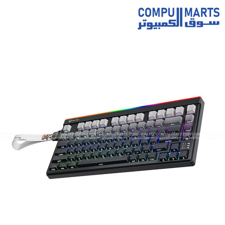 Meetion Vibekey B75 Wireless Keyboard with Bluetooth, USB-A and Wired Connectivity
