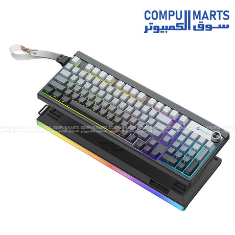 Meetion Vibekey B98 keyboard with 98 keys, 2.4G, Bluetooth and USB connectivity