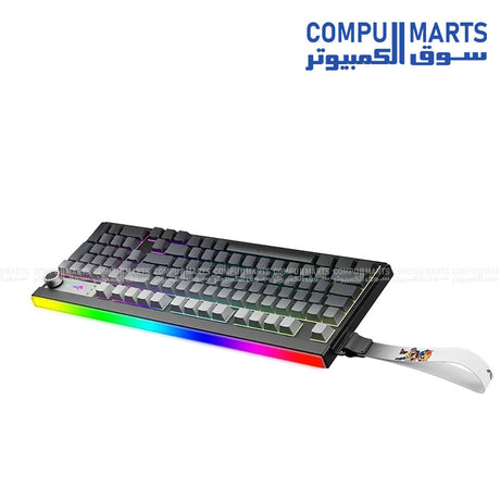 Meetion Vibekey B98 wireless gaming keyboard with RGB backlighting available from Compumarts