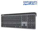 Meetion WK330 Arabic keyboard with 117 Keys, Arabic Printing, dual mode wireless and Bluetooth connectivity