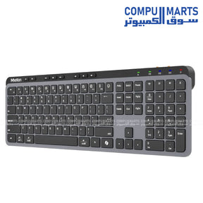 Meetion WK330 Arabic keyboard with 117 Keys, Arabic Printing, dual mode wireless and Bluetooth connectivity