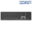 Meetion iKey K230 Wireless and Bluetooth Dual Mode Arabic Keyboard black rechargeable design
