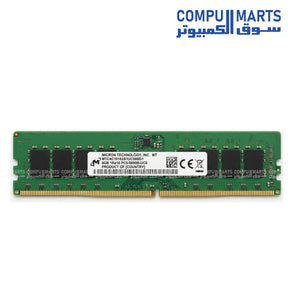 Micron MTC4C10163S1UC56BD1 DDR5 8GB 5600MHz PC5-44800 UDIMM desktop memory