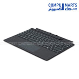 Microsoft Surface Pro 13 inch detachable keyboard Arabic English QWERTY Bluetooth touchpad black