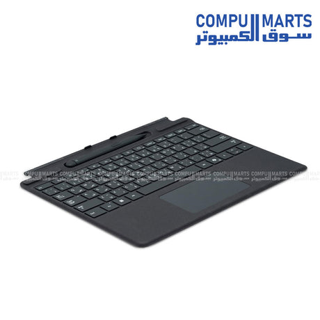 Microsoft Surface Pro 13 inch detachable keyboard Arabic English QWERTY Bluetooth touchpad black