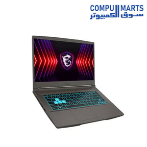 MSI Thin 15 B13UC Gaming Laptop with Intel Core i7 processor and RTX 3050 graphics available at Compumarts