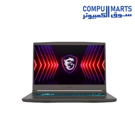 Display screen showing 144Hz refresh rate on MSI Thin 15 B13UC gaming laptop in Egypt