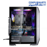 ZALMAN N7 PLUS V2 ATX Case RGB Fans Tempered Glass Front View