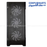 ZALMAN N7 PLUS V2 ATX Case RGB Fans Tempered Glass Front View