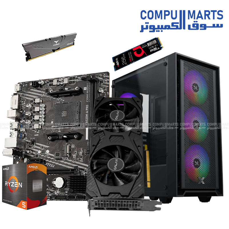 NINJA FLEX CORE | AMD Ryzen 5 5600 | 16GB RAM | 256GB SSD | GPU Options