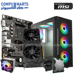 NOVA CORE V6 Gaming PC with Ryzen 5 5600X and RTX 3060 12GB