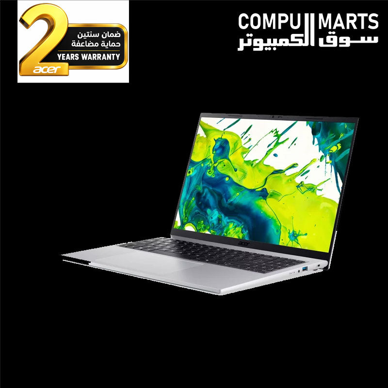 Acer Aspire Go 16 AG16-71P-96TX laptop with a 120Hz refresh rate and 16:10 display aspect ratio