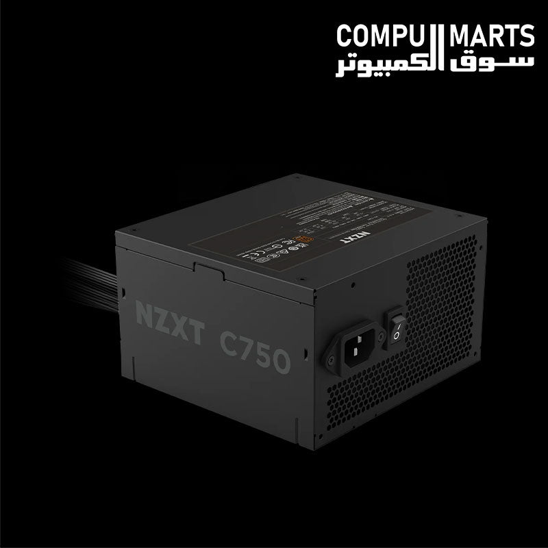 NZXT C750 Bronze ATX 3.1 PSU with 120 mm PWM fan