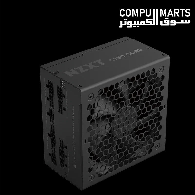 NZXT C750 Gold Core 750W PSU with 80 PLUS Gold rating and Cybenetics Platinum efficiency certification