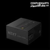 NZXT C750 Gold Core 750W fully modular ATX 3.1 power supply in black.