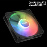 NZXT F120 RGB Core fan with 4-pin PWM and NZXT RGB connectors
