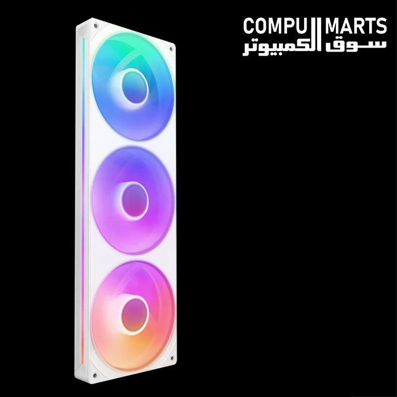 NZXT F360 RGB Core fan unit with 500–2,400 RPM speed