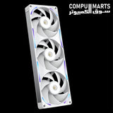 NZXT F360X fan with 3,100 ± 310 RPM speed