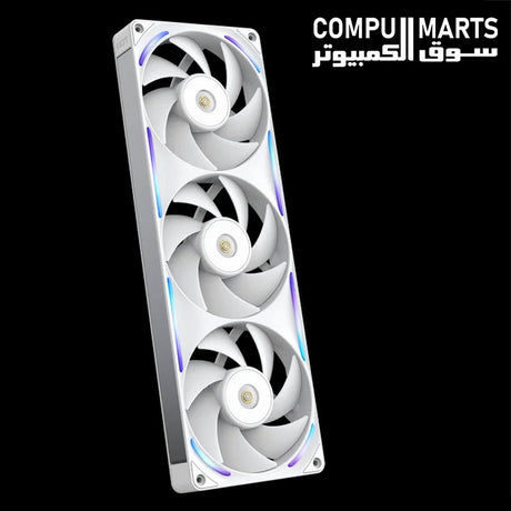 NZXT F360X fan with 3,100 ± 310 RPM speed