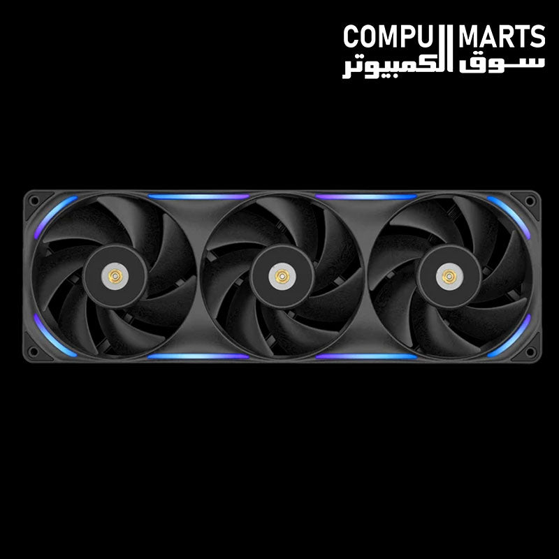 NZXT F360X RGB fan with 104.0 CFM airflow per fan