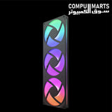 NZXT F420 RGB Core 420mm fan configuration with 98.61 CFM airflow per fan and 3.2 mm H2O static pressure