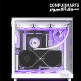 NZXT H6 Flow RGB Mid-Tower gaming PC case supporting graphics cards up to 365mm long