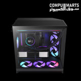 NZXT H9 Flow RGB gaming case with support for graphics cards up to 459mm.
