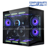O11 Dynamic Mini V2 PC case with ATX, Micro-ATX, and Mini-ITX motherboard compatibility for buyers searching PC case Egypt