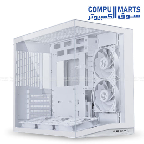 LIAN LI O11 Dynamic Mini V2 enclosure with radiator support up to 360mm on top and 240mm on the side available from Compumarts
