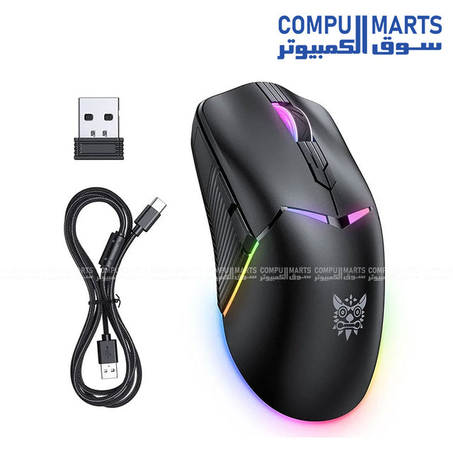 ONIKUMA CW928 Black Tri-Mode Wireless Gaming Mouse