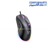 ONIKUMA CW929 Black Gaming Mouse with RGB
